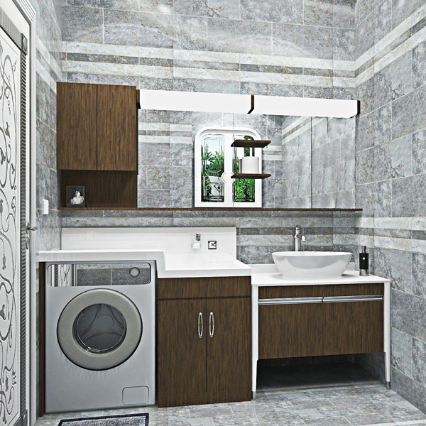 北欧风格深木纹洗衣柜浴室柜组合定制.jpg